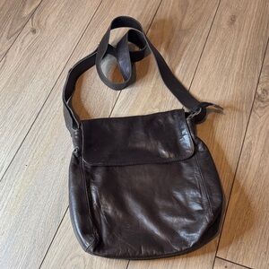 Rudsak made in Canada dark Brown Leather Crossbody Bag